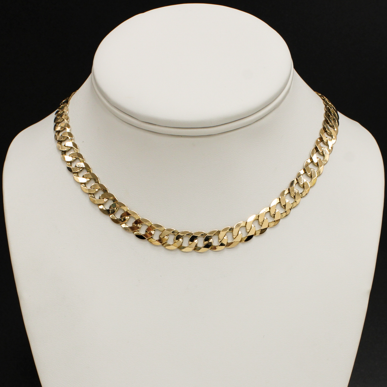 9ct Yellow Gold 18" Curb Chain 9ct Yellow Gold 18" Curb Chain