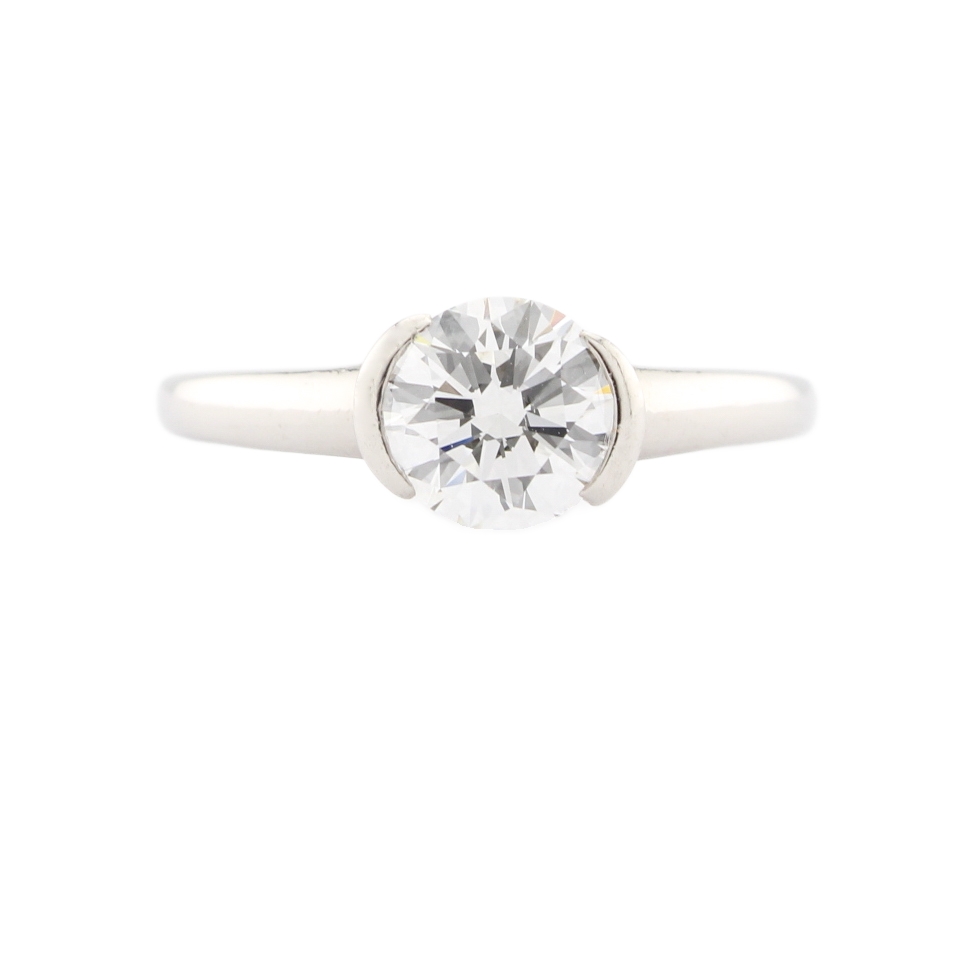 Platinum Diamond Solitaire Ring 0.90ct Platinum Diamond Solitaire Ring 0.90ct