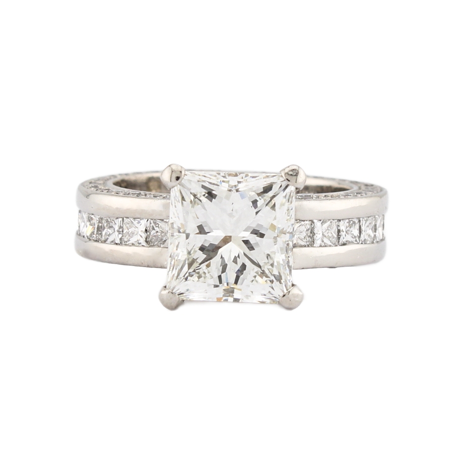 Platinum Diamond Solitaire Ring 3.05ct Platinum Diamond Solitaire Ring 3.05ct