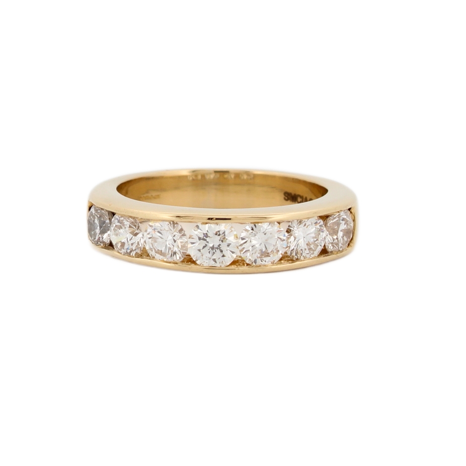 18ct Yellow Gold Diamond Half Eternity Ring 2.00ct 18ct Yellow Gold Diamond Half Eternity Ring 2.00ct