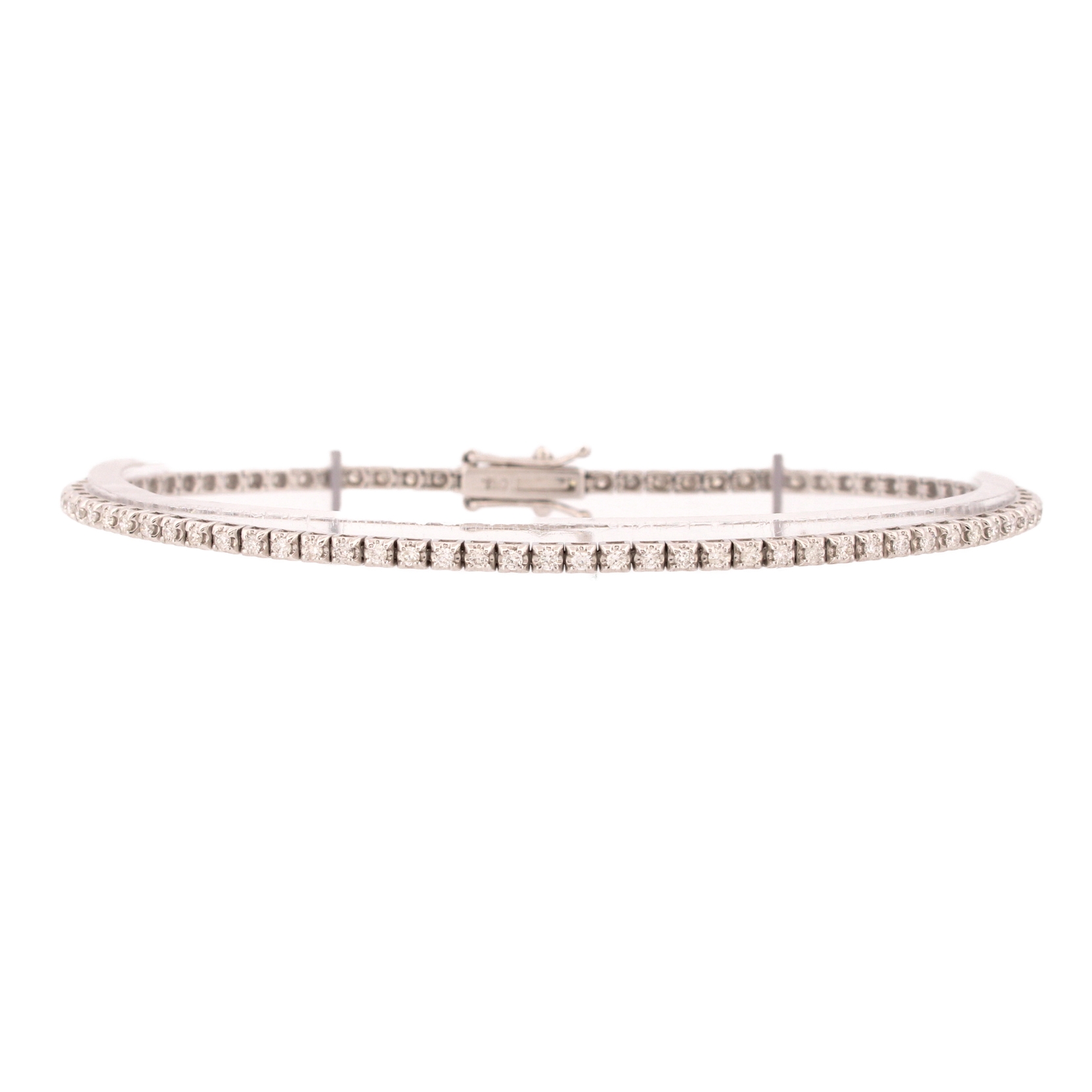 18ct White Gold Diamond Bracelet Total 0.81ct 18ct White Gold Diamond Bracelet Total 0.81ct