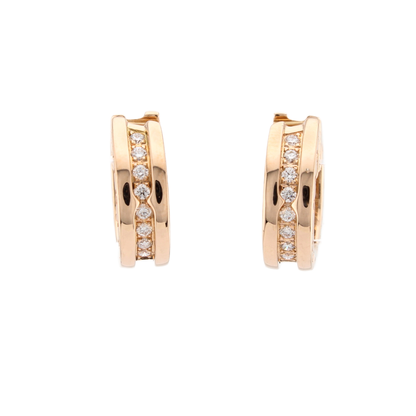 Bvlgari B.Zero Hoop Earrings Total 0.18ct Bvlgari B.Zero Hoop Earrings Total 0.18ct