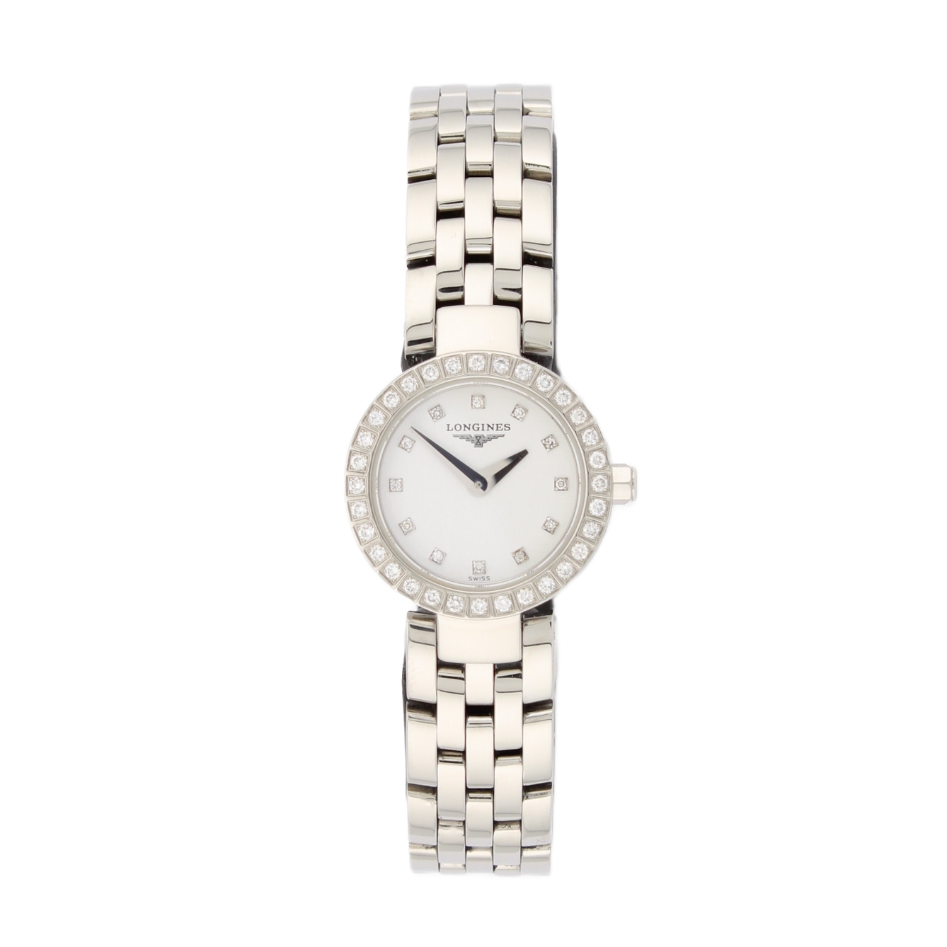20mm Longines Dolce Vita Watch, Diamond Set 20mm Longines Dolce Vita Watch, Diamond Set