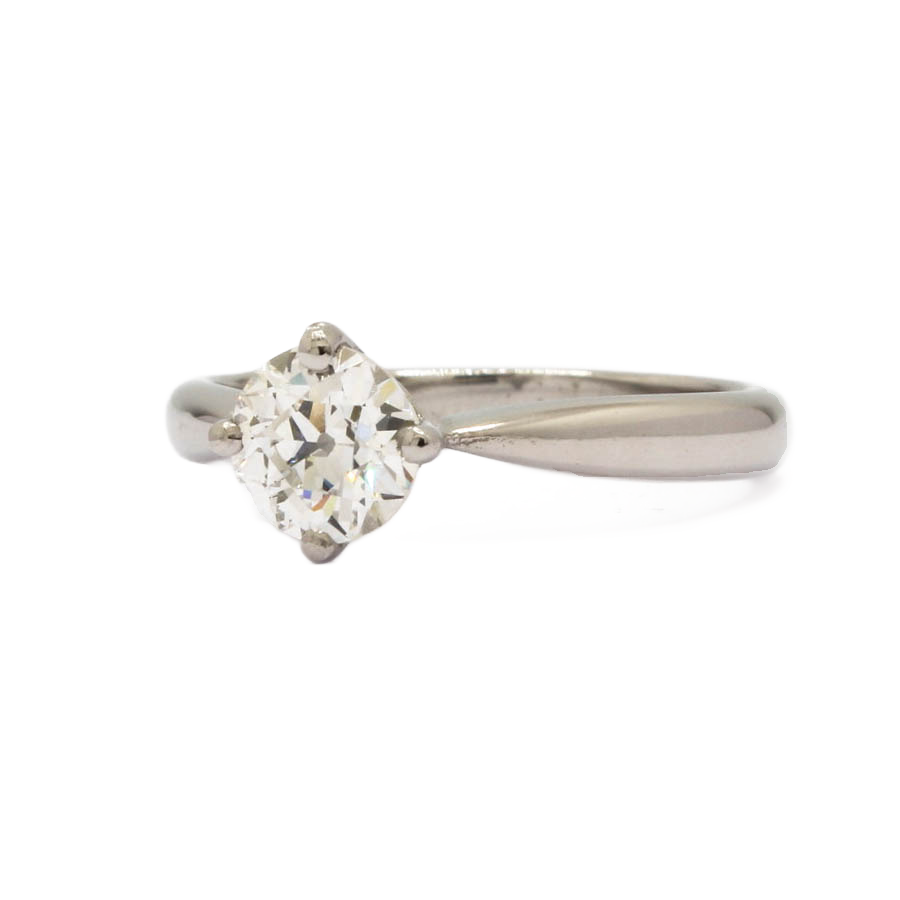 Platinum Diamond Solitaire Ring 0.82ct Platinum Diamond Solitaire Ring 0.82ct