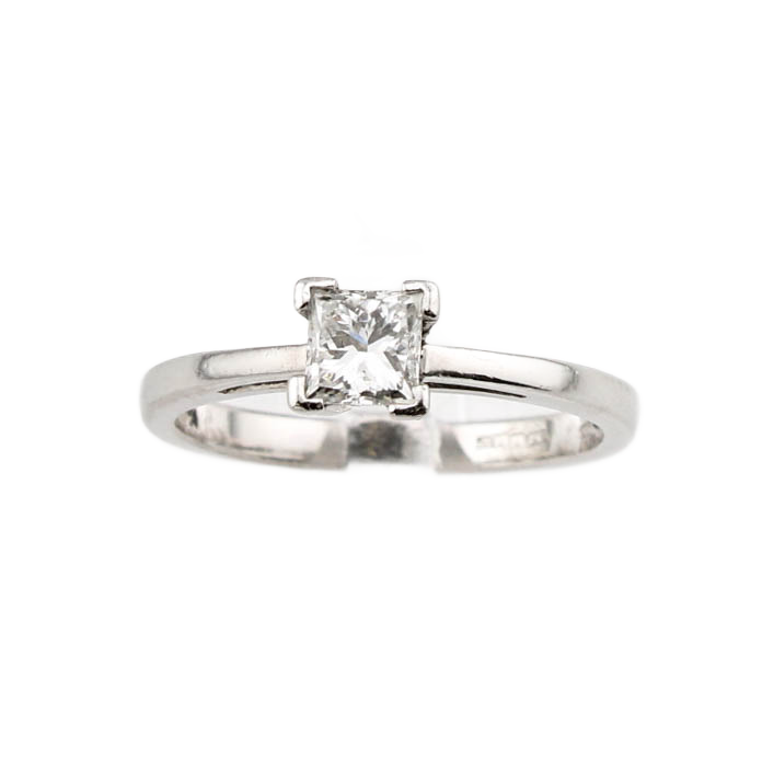 Pre-Owned Platinum Diamond Solitaire Ring 0.34ct Pre-Owned Platinum Diamond Solitaire Ring 0.34ct