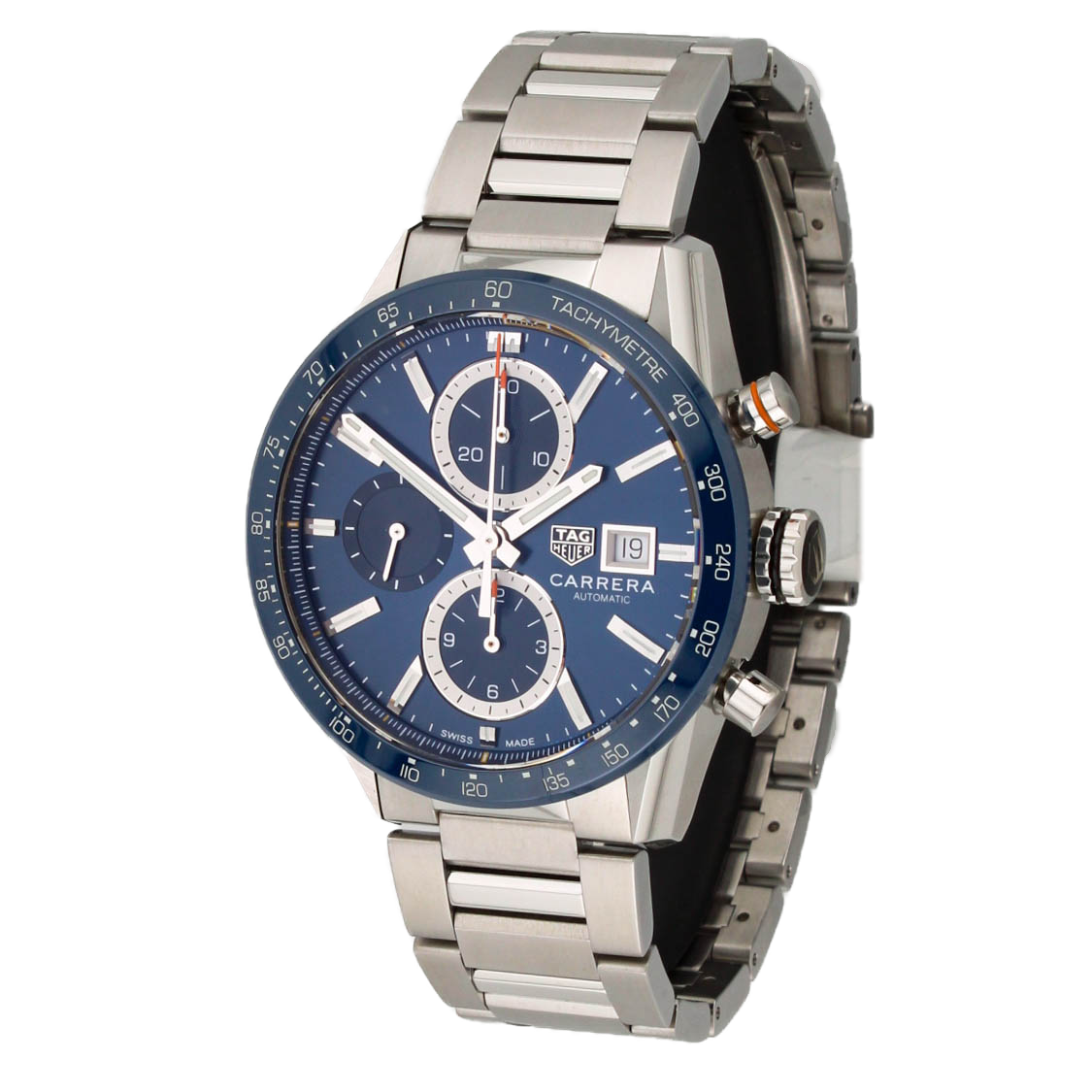 41mm Tag Heuer Carrera Watch, Original Papers 41mm Tag Heuer Carrera Watch, Original Papers