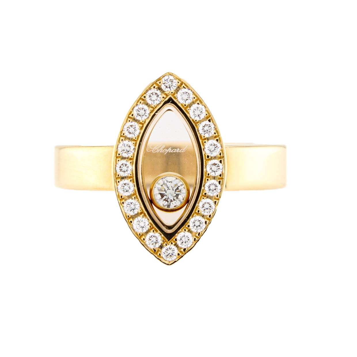 18ct Yellow Gold 'Chopard' Diamond Ring Total 0.32ct 18ct Yellow Gold 'Chopard' Diamond Ring Total 0.32ct