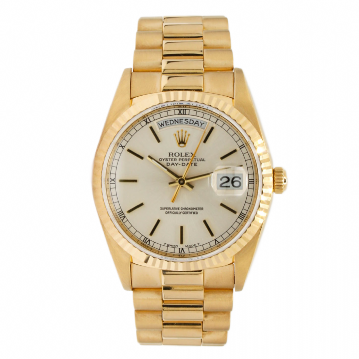 Rolex day date discount 18 carat gold