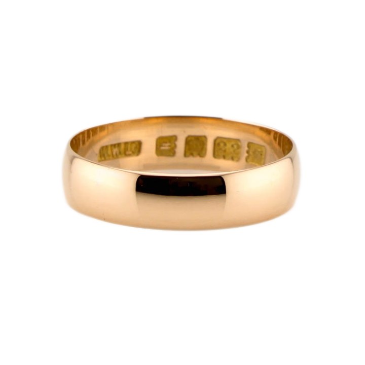 Pre-Owned 22ct Yellow Gold Plain 8mm Wedding Band