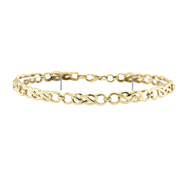 Pre-Owned 9ct yellow Gold Celtic Link Bracelet 1503037