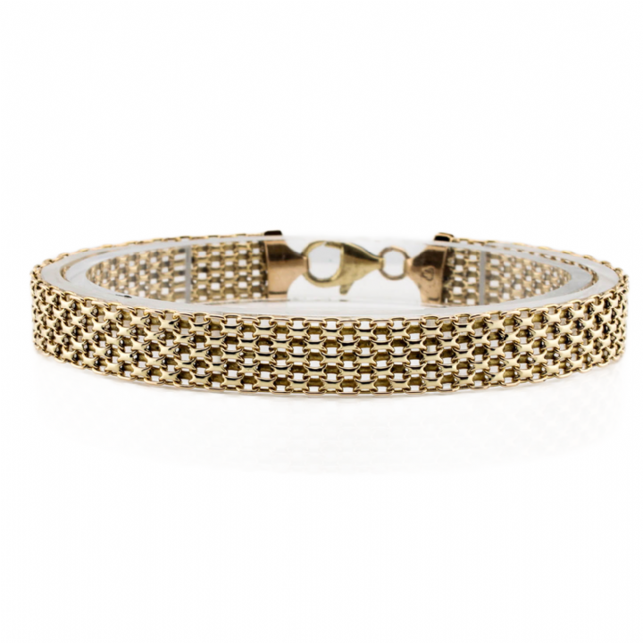 Pre-Owned 9ct Yellow Gold Mesh Bracelet