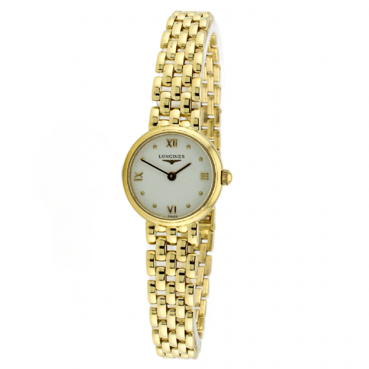 Pre-Owned 21mm 18ct Yellow Gold Longines Prestige Watch